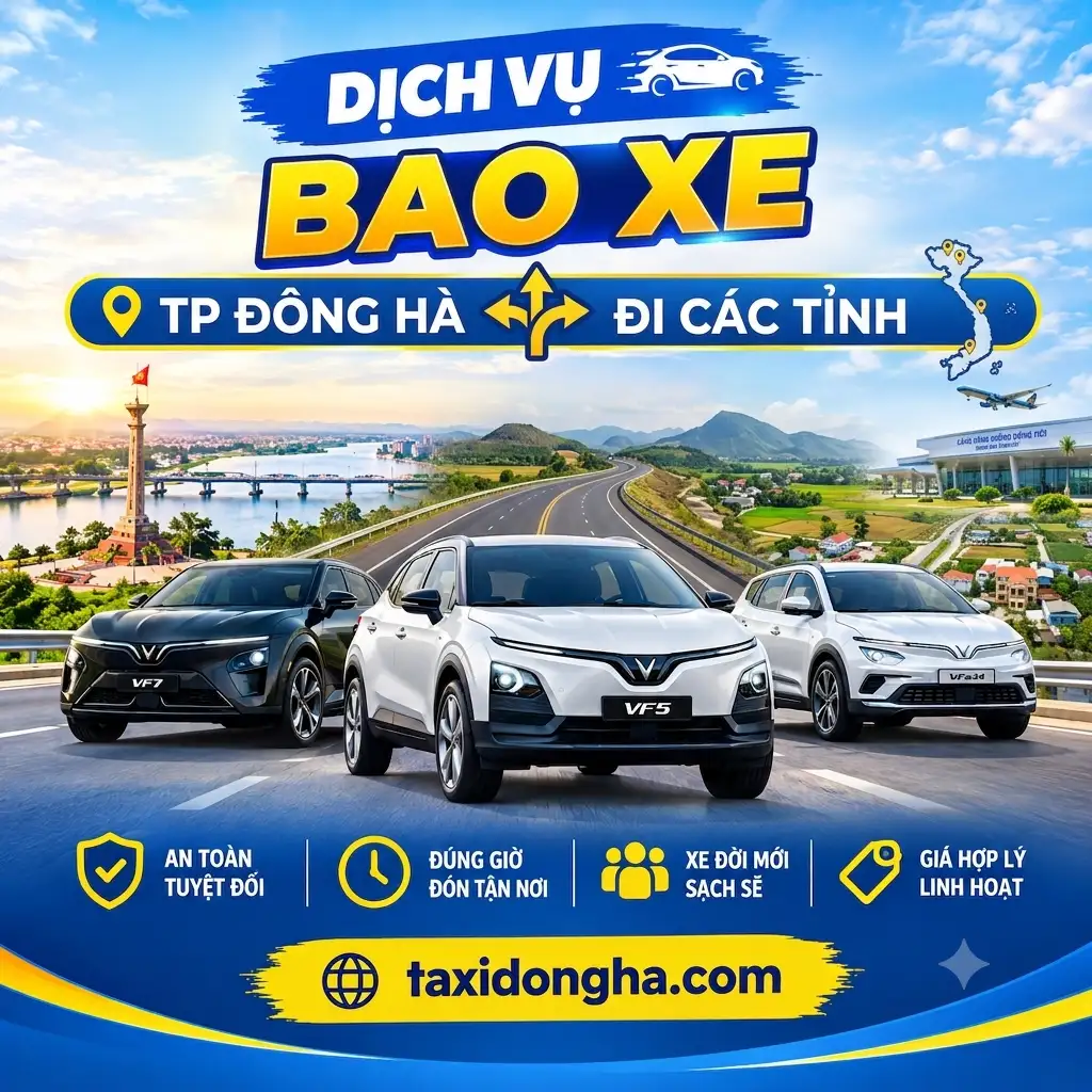 Taxi Đông Hà Và Dịch Vụ Xe Ghép 24H